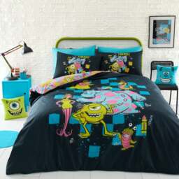 Disney Monsters, Inc. Reversible Duvet Cover and Pillowcase Set - thumbnail 1