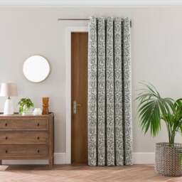 Alora Chenille Thermal Eyelet Door Curtains - thumbnail 1