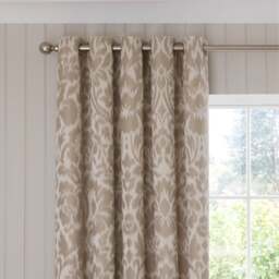Clemency Chenille Eyelet Curtains - thumbnail 1
