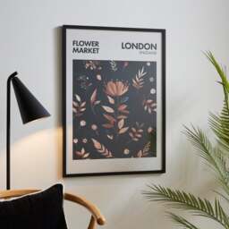 Flower Market London Framed Print - thumbnail 1