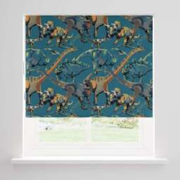 Age of Dinosaurs Blackout Blue Roller Blind - thumbnail 3