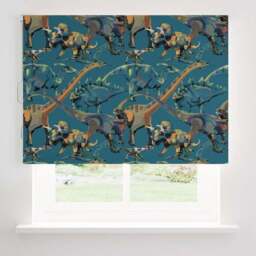 Age of Dinosaurs Blackout Blue Roller Blind - thumbnail 4