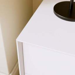 Juna 2 Drawer Wide Bedside Table - thumbnail 3
