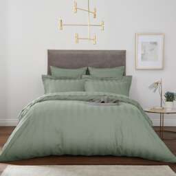Hotel Stripe 230 Thread Count 100% Cotton Duvet Cover - thumbnail 1