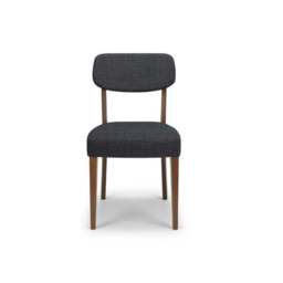 Chelsea 6 Seater Round Glass Top Dining Table with 6 Farringdon Chairs - thumbnail 5