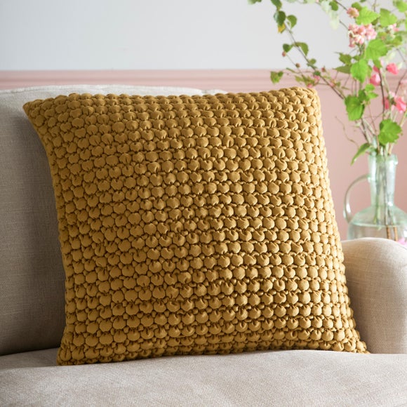 Appletree Bobble Velvet Square Cushion - image 1