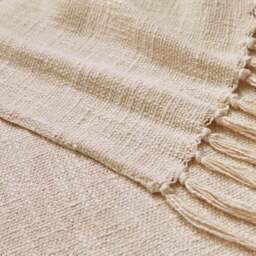 Westcott Slub Cotton Throw Blanket - thumbnail 2