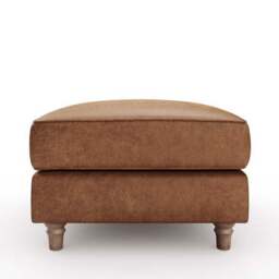 Flori Arizona Faux Leather Footstool - thumbnail 6