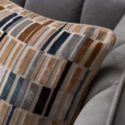 Pelosa Cut Velvet Square Cushion - thumbnail 4