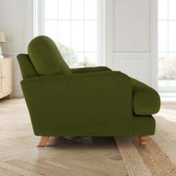 Martha Matte Plush Velvet Snuggle Sofa - thumbnail 2