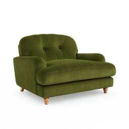 Martha Matte Plush Velvet Snuggle Sofa - thumbnail 6
