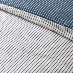 Catherine Lansfield Oxford Pinstripe Polycotton Duvet Cover & Pillowcase Set - thumbnail 4