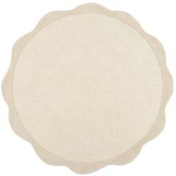 Bonnie Scallop Border Wool Round Rug - thumbnail 5