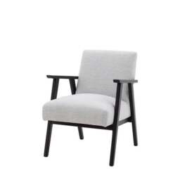 Natori Linen Wooden Arm Accent Chair - thumbnail 5