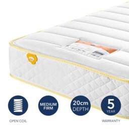 Silentnight Healthy Growth Comet Eco Miracoil Single Mattress - thumbnail 1