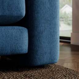 Magnus Vintage Soft Chenille Snuggle Sofa - thumbnail 4