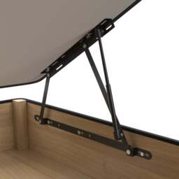 Luxury Side Ottoman Bed Frame, Velvet - thumbnail 5