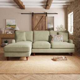 Beatrice II Soft Tonal Chenille Corner Storage Sofa Bed - thumbnail 2