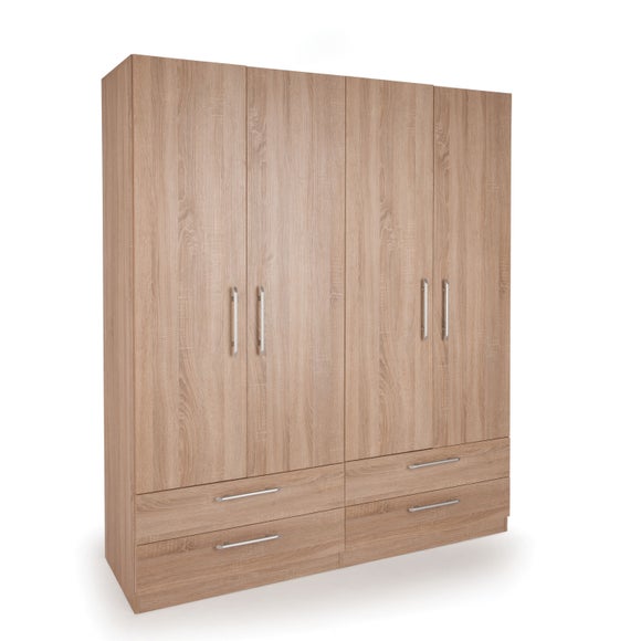Holborn 4 Door 4 Drawer Wardrobe - image 1