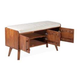 Maxton Storage Bench, Mango Wood - thumbnail 2