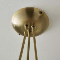 Paris 3 Light Semi Flush Ceiling Light - thumbnail 4