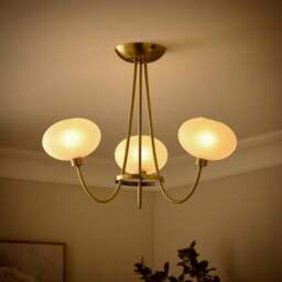 Paris 3 Light Semi Flush Ceiling Light - thumbnail 2
