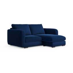 Luca Matte Soft Velvet Reversible Corner Chaise Sofa - thumbnail 6