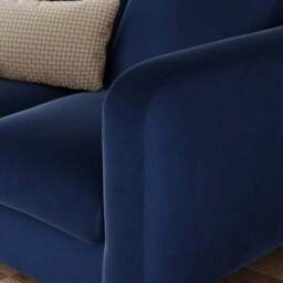 Luca Matte Soft Velvet Reversible Corner Chaise Sofa - thumbnail 5