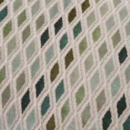Diamond Cut Velvet Rectangle Cushion - thumbnail 2