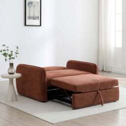 Cayla Chenille 2 Seater Pop Up Small Double Sofa Bed - thumbnail 4