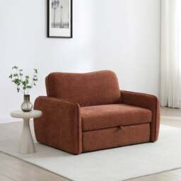 Cayla Chenille 2 Seater Pop Up Small Double Sofa Bed