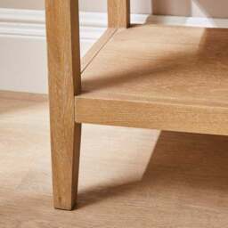Holden 1 Drawer Bedside Table, Oak - thumbnail 5