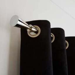 Flute Extendable Metal Eyelet Curtain Pole - thumbnail 4