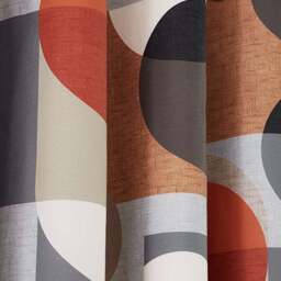 Elements Oscar Blackout Eyelet Curtains - thumbnail 3