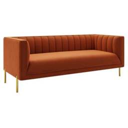 Bellamy Luxe Velvet 3 Seater Sofa - thumbnail 2