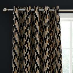 Lori Velvet Eyelet Curtains - thumbnail 1