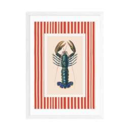 East End Prints Stripy Lobster Print - thumbnail 2
