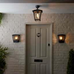 Leese Outdoor Semi Flush Porch Light - thumbnail 6