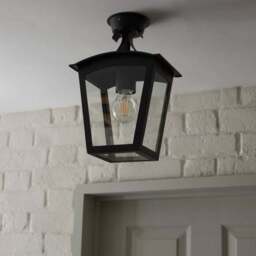 Leese Outdoor Semi Flush Porch Light - thumbnail 2