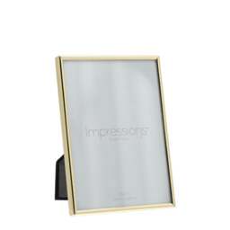 Impressions Thin Oblong Brass Photo Frame - thumbnail 1