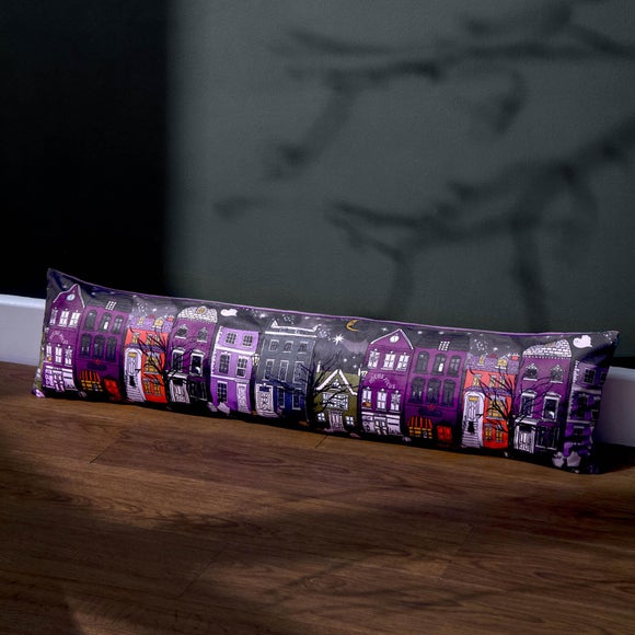 Creepy Town Black & Purple Draught Excluder - image 1