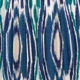 Izara Ikat Patterned Gathered Tapered Lamp Shade - thumbnail 5