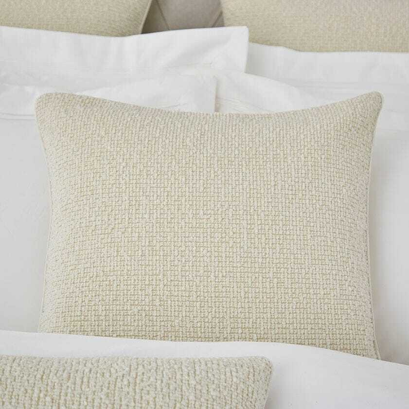 DUSK Bouclé Cushion Cover - Off White - 65cm x 65cm / With Cushion Pad
