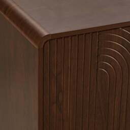 DUSK Marnie 3 Door Sideboard - Walnut - thumbnail 7