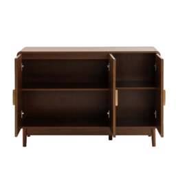 DUSK Marnie 3 Door Sideboard - Walnut - thumbnail 5