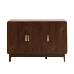 DUSK Marnie 3 Door Sideboard - Walnut - thumbnail 3
