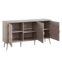 DUSK Hattie 3 Door Sideboard - Taupe - thumbnail 2