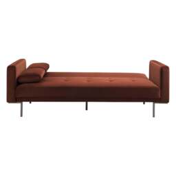 DUSK Hudson Click Clack Sofa Bed - Terracotta - thumbnail 5