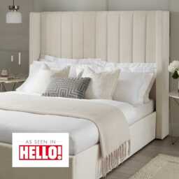DUSK Madison Ottoman Storage Bed - Ecru - Double - thumbnail 9