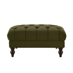 DUSK Hebden Pouffe - Muted Moss - thumbnail 3